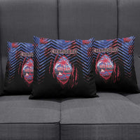 Guam Pillow Cover Chamorro Seal Tribal Scratch Design - Polynesian Pride