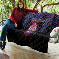 Guam Quilt Chamorro Seal Tribal Scratch Design - Polynesian Pride