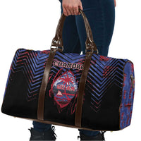 Guam Travel Bag Chamorro Seal Tribal Scratch Design - Polynesian Pride