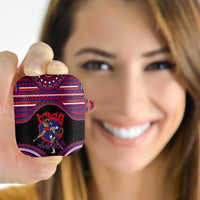Samoa Mixed Martial Arts AirPods Case Flying Knee Of Samoan - Polynesian Pride