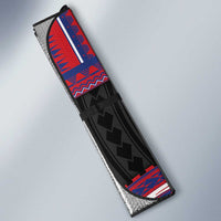Samoa Mixed Martial Arts Auto Sun Shade Flying Knee Of Samoan DT05 - Polynesian Pride