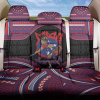 Samoa Mixed Martial Arts Back Car Seat Cover Flying Knee Of Samoan DT05 One Size Black - Polynesian Pride