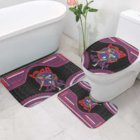 Samoa Mixed Martial Arts Bathroom Set Flying Knee Of Samoan DT05 - Polynesian Pride