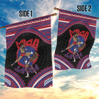 Samoa Mixed Martial Arts Garden Flag Flying Knee Of Samoan DT05 - Polynesian Pride