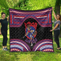 Samoa Mixed Martial Arts Quilt Flying Knee Of Samoan DT05 - Polynesian Pride