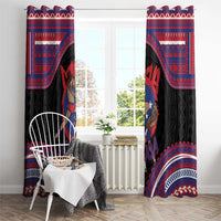 Samoa Mixed Martial Arts Window Curtain Flying Knee Of Samoan DT05 - Polynesian Pride