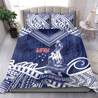 Samoa Rugby Bedding Set Pacific Warrior Glory DT05 - Polynesian Pride