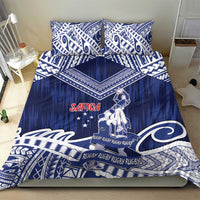 Samoa Rugby Bedding Set Pacific Warrior Glory DT05 - Polynesian Pride