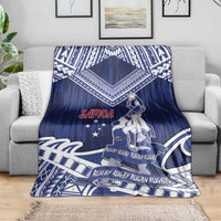 Samoa Rugby Blanket Pacific Warrior Glory DT05 - Polynesian Pride