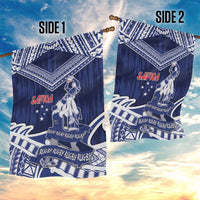 Samoa Rugby Garden Flag Pacific Warrior Glory DT05 - Polynesian Pride