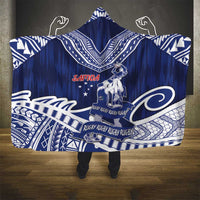 Samoa Rugby Hooded Blanket Pacific Warrior Glory DT05 - Polynesian Pride