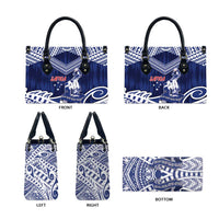 Samoa Rugby Leather Bag Pacific Warrior Glory DT05 - Polynesian Pride