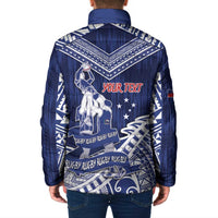 Personalised Samoa Rugby Padded Jacket Pacific Warrior Glory DT05 - Polynesian Pride