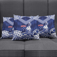 Samoa Rugby Pillow Cover Pacific Warrior Glory DT05 - Polynesian Pride