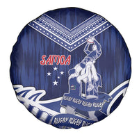 Samoa Rugby Spare Tire Cover Pacific Warrior Glory DT05 - Polynesian Pride