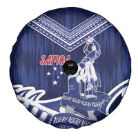 Samoa Rugby Spare Tire Cover Pacific Warrior Glory DT05 - Polynesian Pride