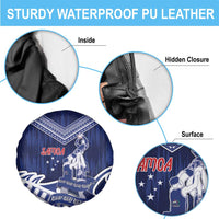 Samoa Rugby Spare Tire Cover Pacific Warrior Glory DT05 - Polynesian Pride