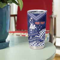 Personalised Samoa Rugby Tumbler Cup Pacific Warrior Glory DT05 - Polynesian Pride