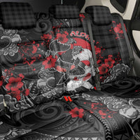 Hawaiian And Japanese Back Car Seat Cover Aloha Koi Fish Palaka Patterns - Polynesian Pride
