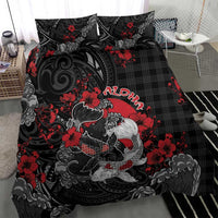 Hawaiian And Japanese Bedding Set Aloha Koi Fish Palaka Patterns DT05 - Polynesian Pride