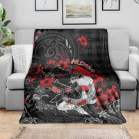 Hawaiian And Japanese Blanket Aloha Koi Fish Palaka Patterns DT05 - Polynesian Pride