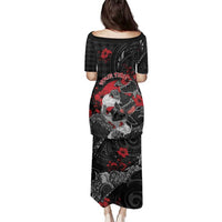 Personalised Hawaiian And Japanese Family Matching Puletasi and Hawaiian Shirt Aloha Koi Fish Palaka Patterns DT05 - Polynesian Pride