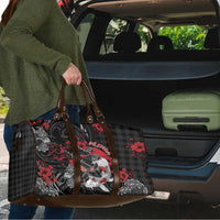 Hawaiian And Japanese Travel Bag Aloha Koi Fish Palaka Patterns DT05 - Polynesian Pride