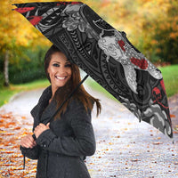 Hawaiian And Japanese Umbrella Aloha Koi Fish Palaka Patterns DT05 - Polynesian Pride