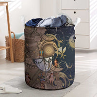 Hawaii Makahiki Laundry Basket Polynesian Sky And Earth - Polynesian Pride