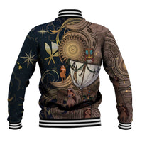 Hawaii Makahiki Baseball Jacket Polynesian Sky And Earth - Polynesian Pride