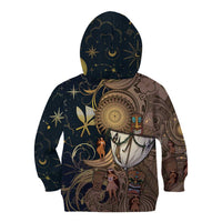 Hawaii Makahiki Kid Hoodie Polynesian Sky And Earth - Polynesian Pride