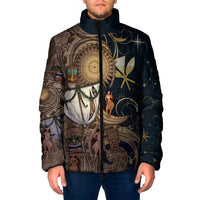 Hawaii Makahiki Padded Jacket Polynesian Sky And Earth - Polynesian Pride