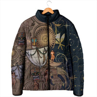 Hawaii Makahiki Padded Jacket Polynesian Sky And Earth - Polynesian Pride