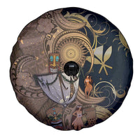 Hawaii Makahiki Spare Tire Cover Polynesian Sky And Earth - Polynesian Pride