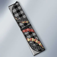 Hawaii Palaka Niihau Shell Lei Auto Sun Shade Tropical Island Plaid Patterns