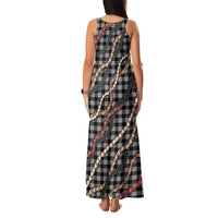 Hawaii Palaka Niihau Shell Lei Family Matching Tank Maxi Dress and Hawaiian Shirt Tropical Island Plaid Patterns DT05 - Polynesian Pride