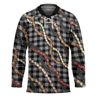 Hawaii Palaka Niihau Shell Lei Hockey Jersey Tropical Island Plaid Patterns