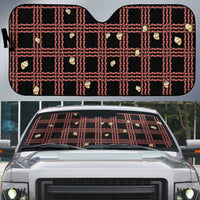 Hawaii Palaka Kahelelani Shell Lei Costume Auto Sun Shade Plaid Patterns