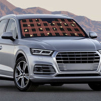 Hawaii Palaka Kahelelani Shell Lei Costume Auto Sun Shade Plaid Patterns