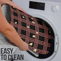 Hawaii Palaka Kahelelani Shell Lei Costume Bathroom Set Plaid Patterns