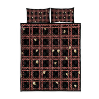 Hawaii Palaka Kahelelani Shell Lei Costume Quilt Bed Set Plaid Patterns DT05 - Polynesian Pride