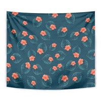 Hawaii Monstera Tapestry Hibiscus Flowers Simple Style DT05 - Polynesian Pride
