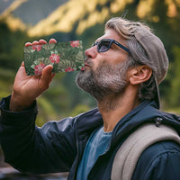 Hawaii 4 in 1 Can Cooler Tumbler Green Polynesian Monstera Patterns - Polynesian Pride