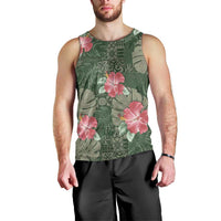 Hawaii Men Tank Top Green Polynesian Monstera Patterns DT05 - Polynesian Pride