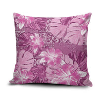 Hawaii Pillow Cover Magenta Polynesian Monstera Patterns - Polynesian Pride