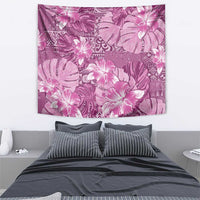 Hawaii Tapestry Magenta Polynesian Monstera Patterns DT05 - Polynesian Pride