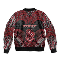 Personalised New Zealand Waitangi Day Bomber Jacket Te Tiriti O Waitangi 1840 DT05 - Polynesian Pride