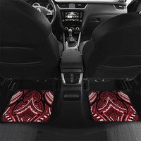 Personalised New Zealand Waitangi Day Car Mats Te Tiriti O Waitangi 1840 DT05 Set 2pcs - Back Black - Polynesian Pride