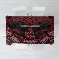 New Zealand Waitangi Day Tablecloth Te Tiriti O Waitangi 1840 DT05 Black - Polynesian Pride