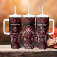 Personalised New Zealand Waitangi Day Tumbler With Handle Te Tiriti O Waitangi 1840 DT05 - Polynesian Pride